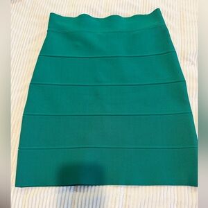 BCBGMaxAzria Vibrant Green Pencil Skirt